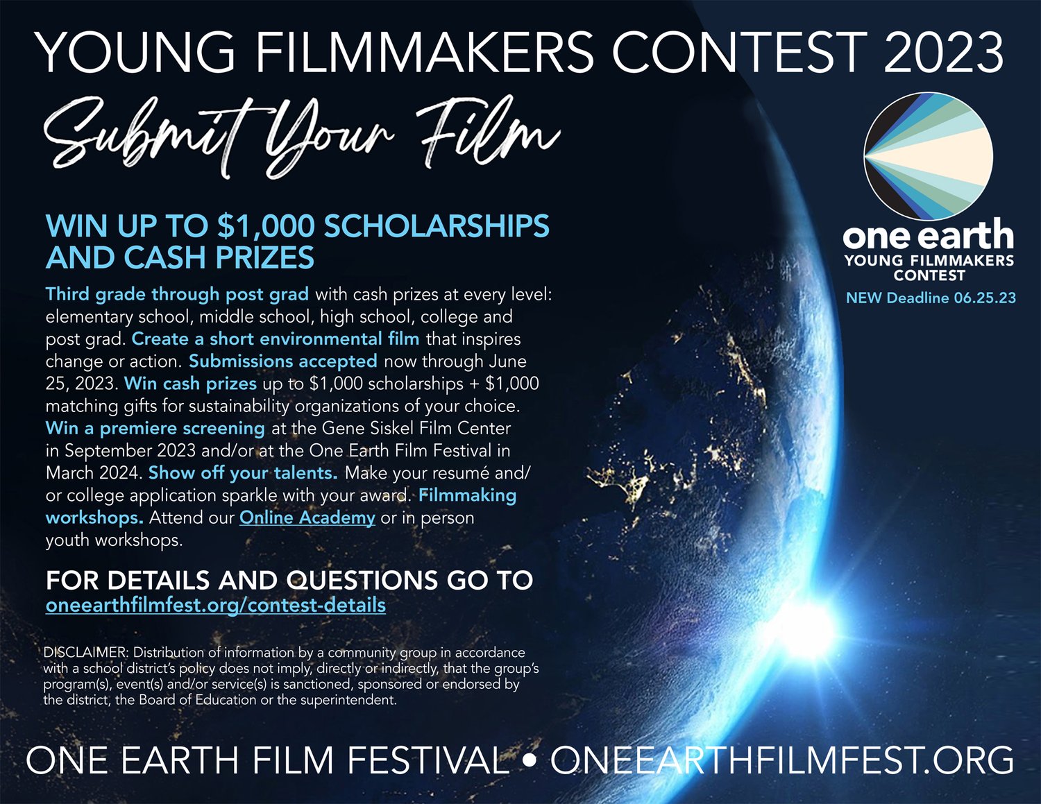 Young Filmmakers Contest 2023